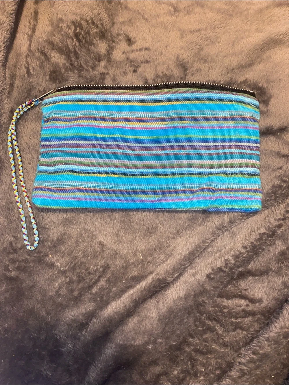 Feed turquoise striped